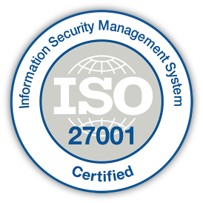 ISO 27001 certification badge